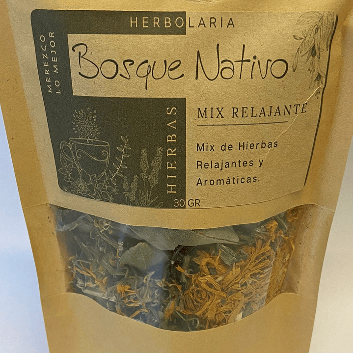 Mix Relajante 30g Herbolaria Bosque Nativo 1