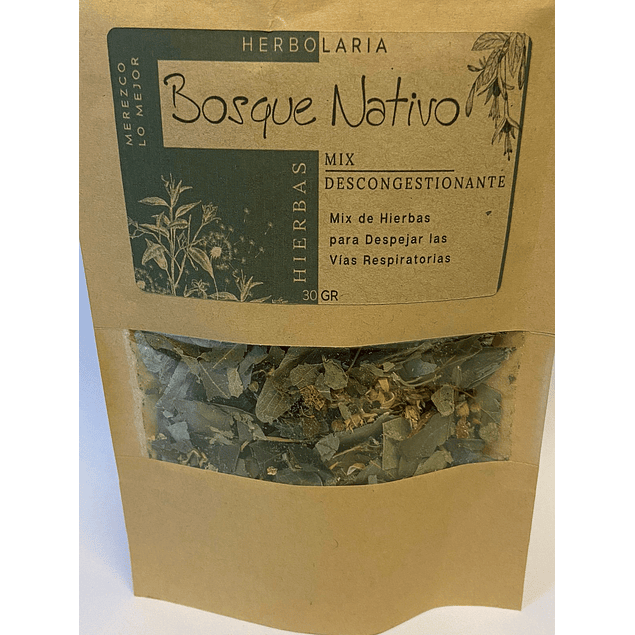 Mix Descongestionante 30g Herbolaria Bosque Nativo