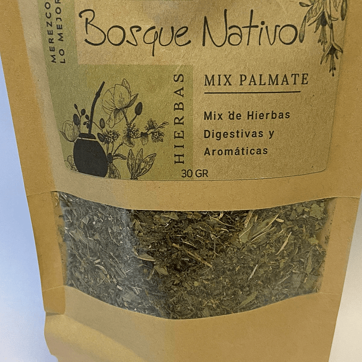 Mix Palmate 30g Herbolaria Bosque Nativo 1