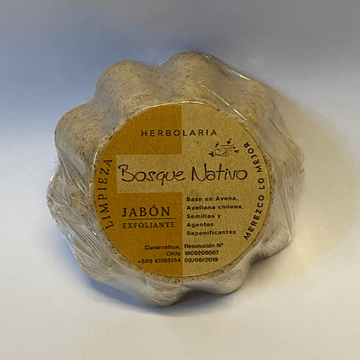 Jabon Exfoliante Herbolaria Bosque Nativo 1