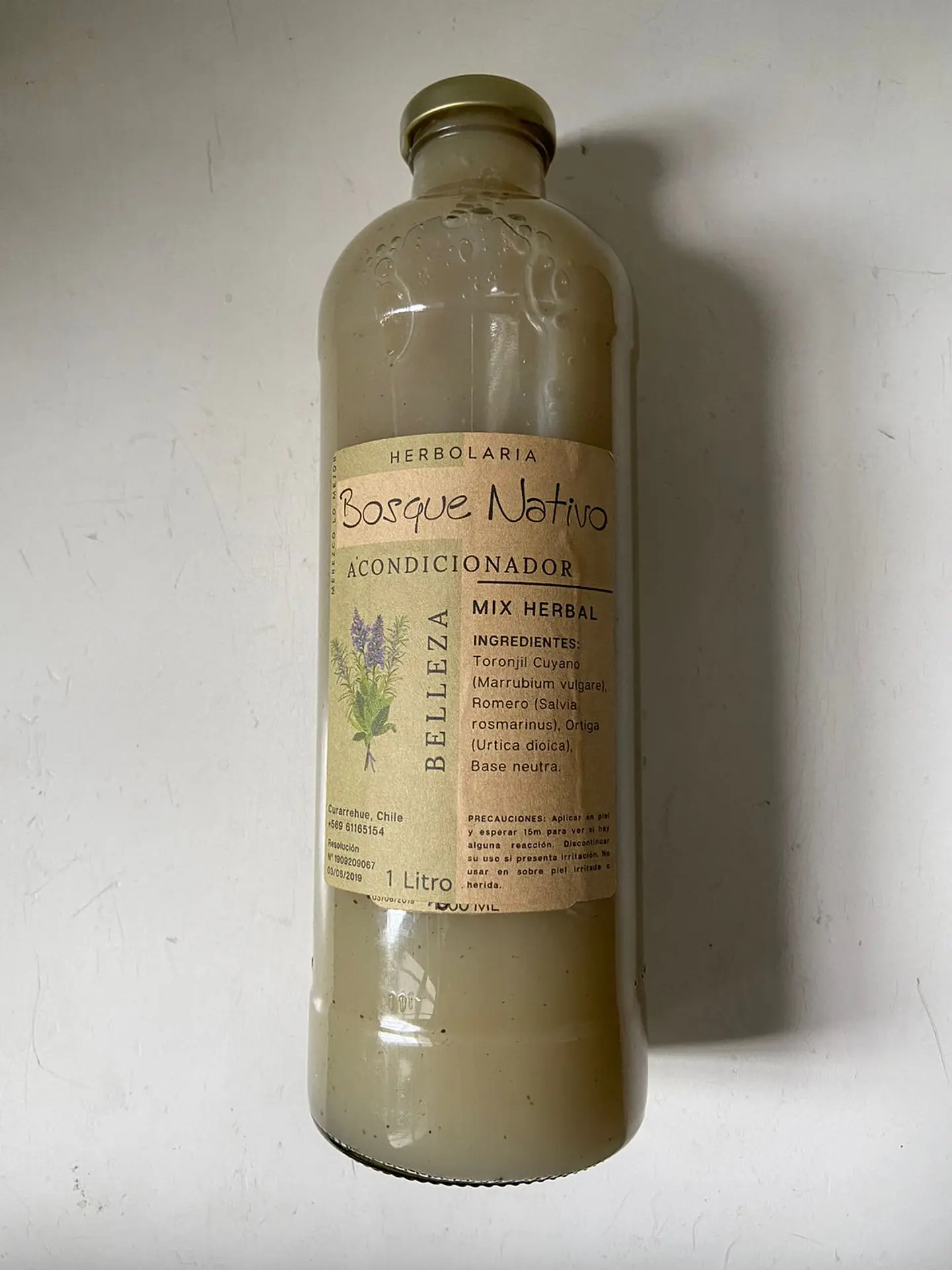 Acondicionador Mix de Hierbas 1L Herbolaria Bosque Nativo 1