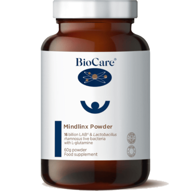 Mindlinx Powder probiotico en polvo con glutamina 60g BioCare