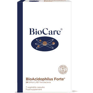 BioAcidophilus Forte 24 billones Probiotico 7 capsulas BioCare