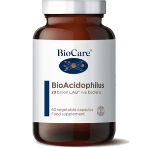 BioAcidophilus probiotico 20billones 60 caps BioCare