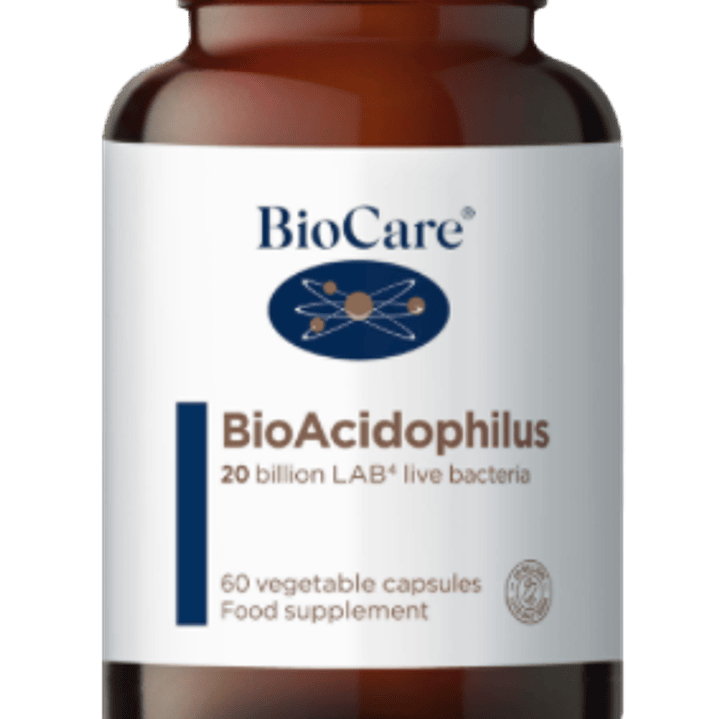 BioAcidophilus probiotico 20billones 60 caps BioCare 1