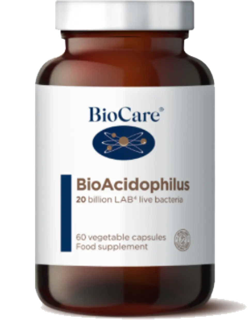 BioAcidophilus probiotico 20billones 60 caps BioCare 1