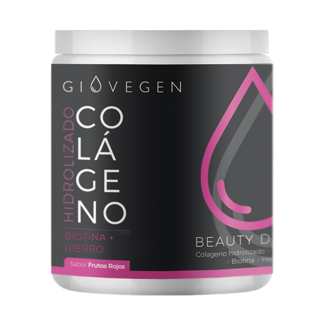 Colageno Hidrolizado Biotina + Hierro 180g Giovegen