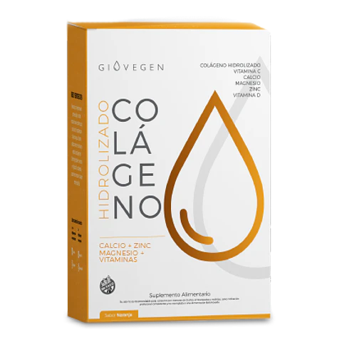 Colágeno Hidrolizado Calcio + Magnesio 480g Giovegen