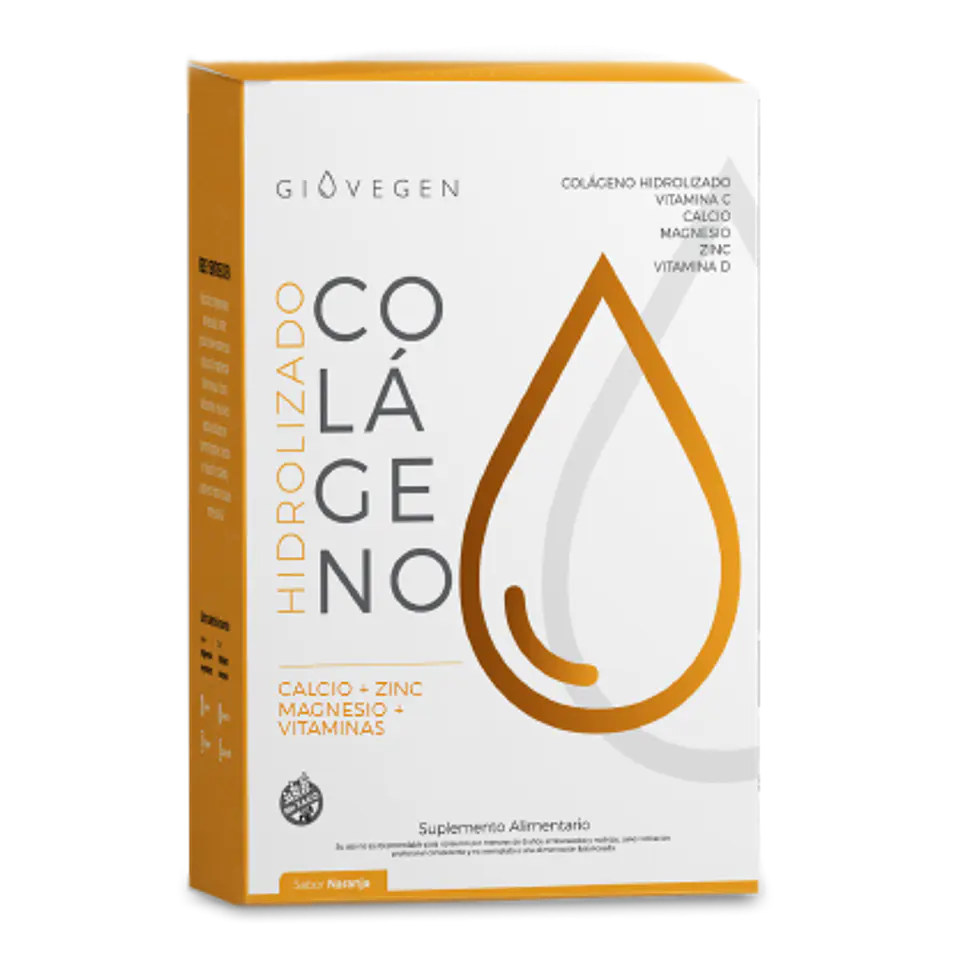 Colágeno Hidrolizado Calcio + Magnesio 480g Giovegen 1