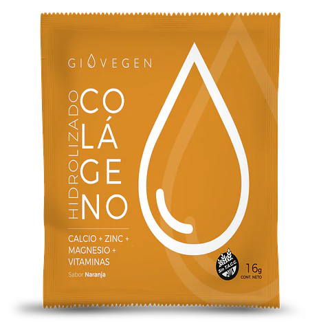 Colágeno Hidrolizado Calcio + Magnesio 480g Giovegen