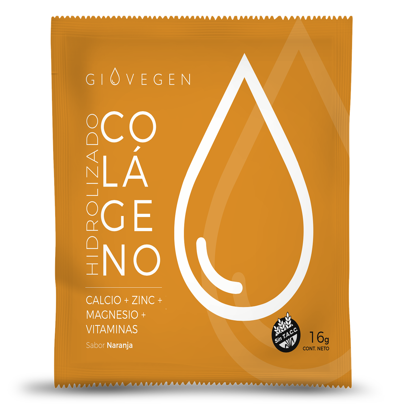 Colágeno Hidrolizado Calcio + Magnesio 480g Giovegen 2