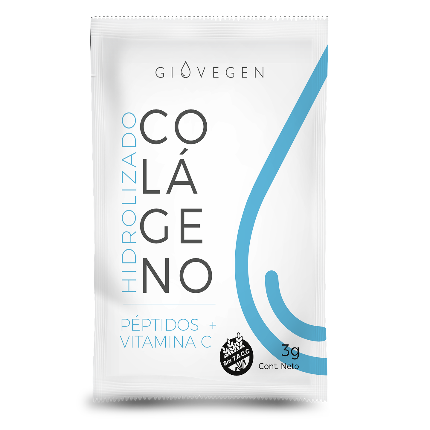 Colageno Hidrolizado Peptidos + Vitamina C 90g Giovegen 2