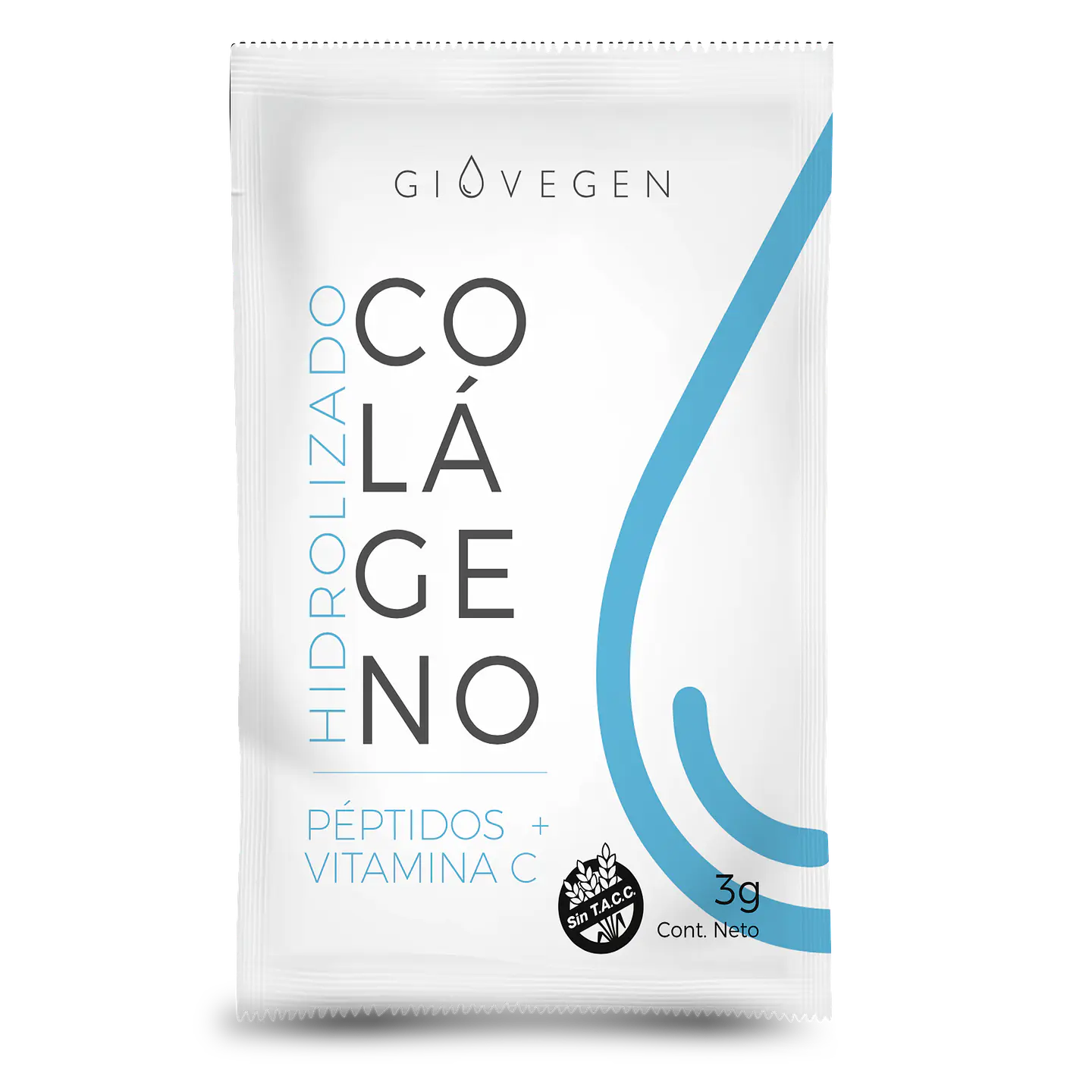 Colageno Hidrolizado Peptidos + Vitamina C 90g Giovegen 2