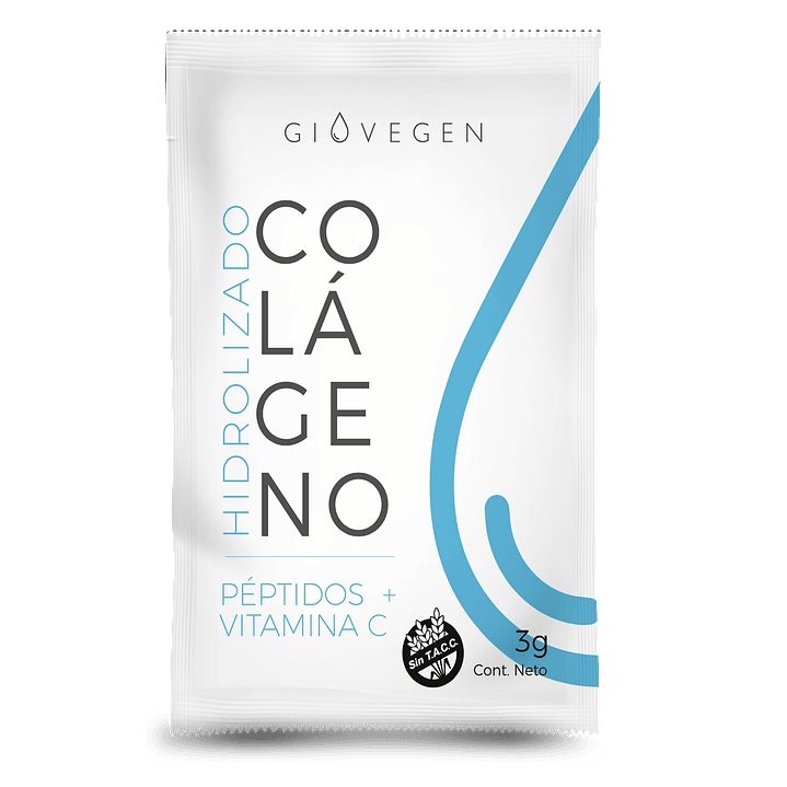 Colageno Hidrolizado Peptidos + Vitamina C 90g Giovegen 2