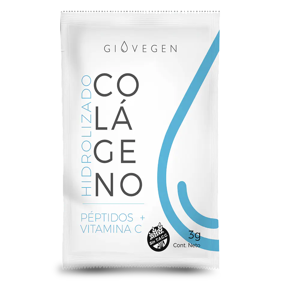 Colageno Hidrolizado Peptidos + Vitamina C 90g Giovegen 2