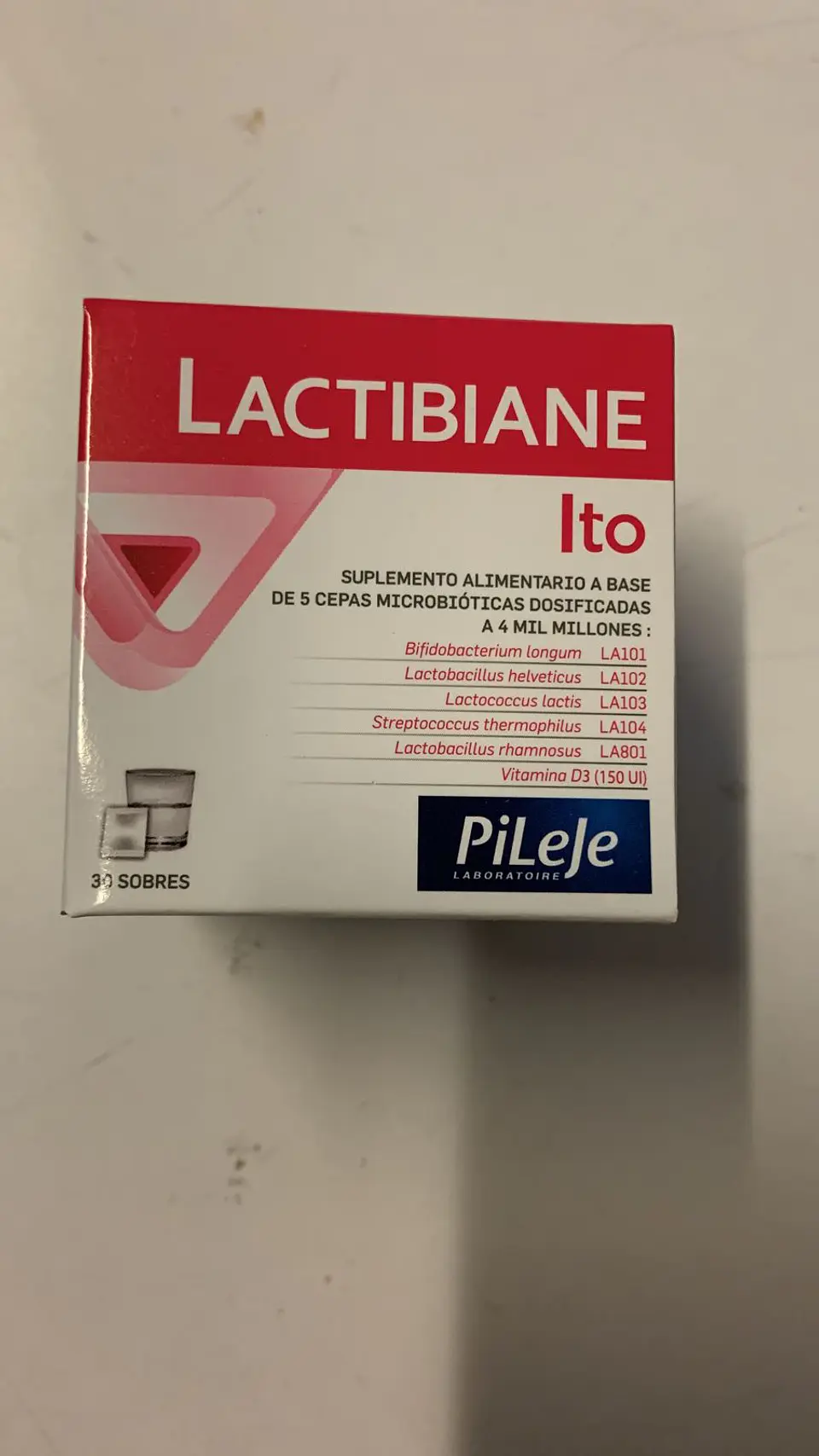 Probiotico ITO 30 sobres Lactibiane  1