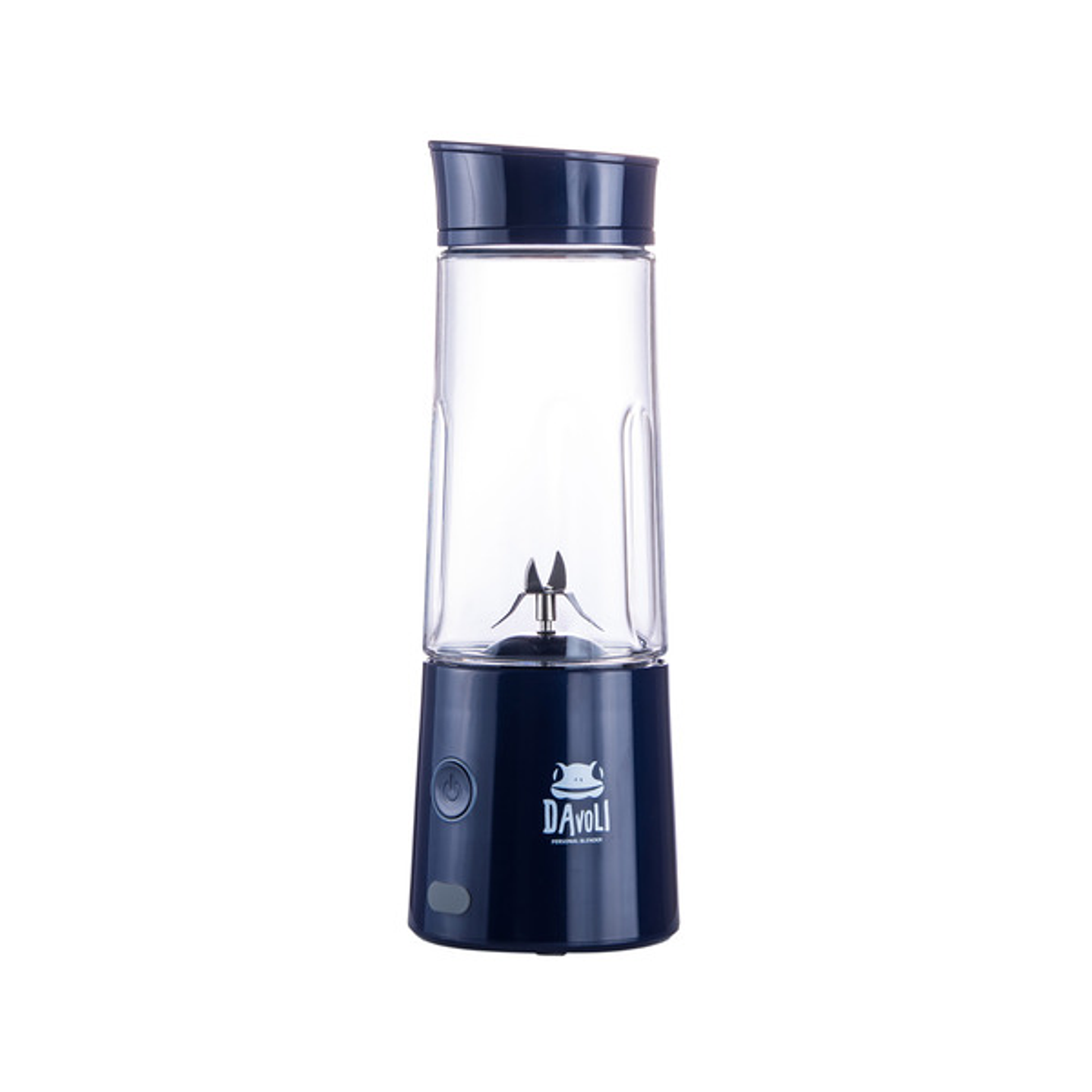 Licuadora personal portátil vaso de tritán 400cc Azul Davoli 1