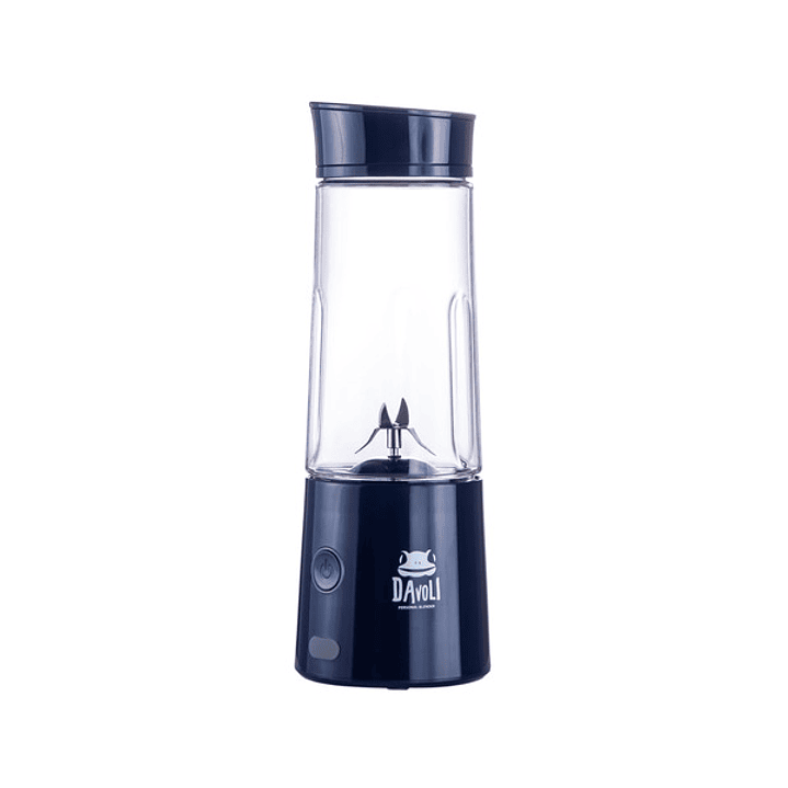 Licuadora personal portátil vaso de tritán 400cc Azul Davoli 1
