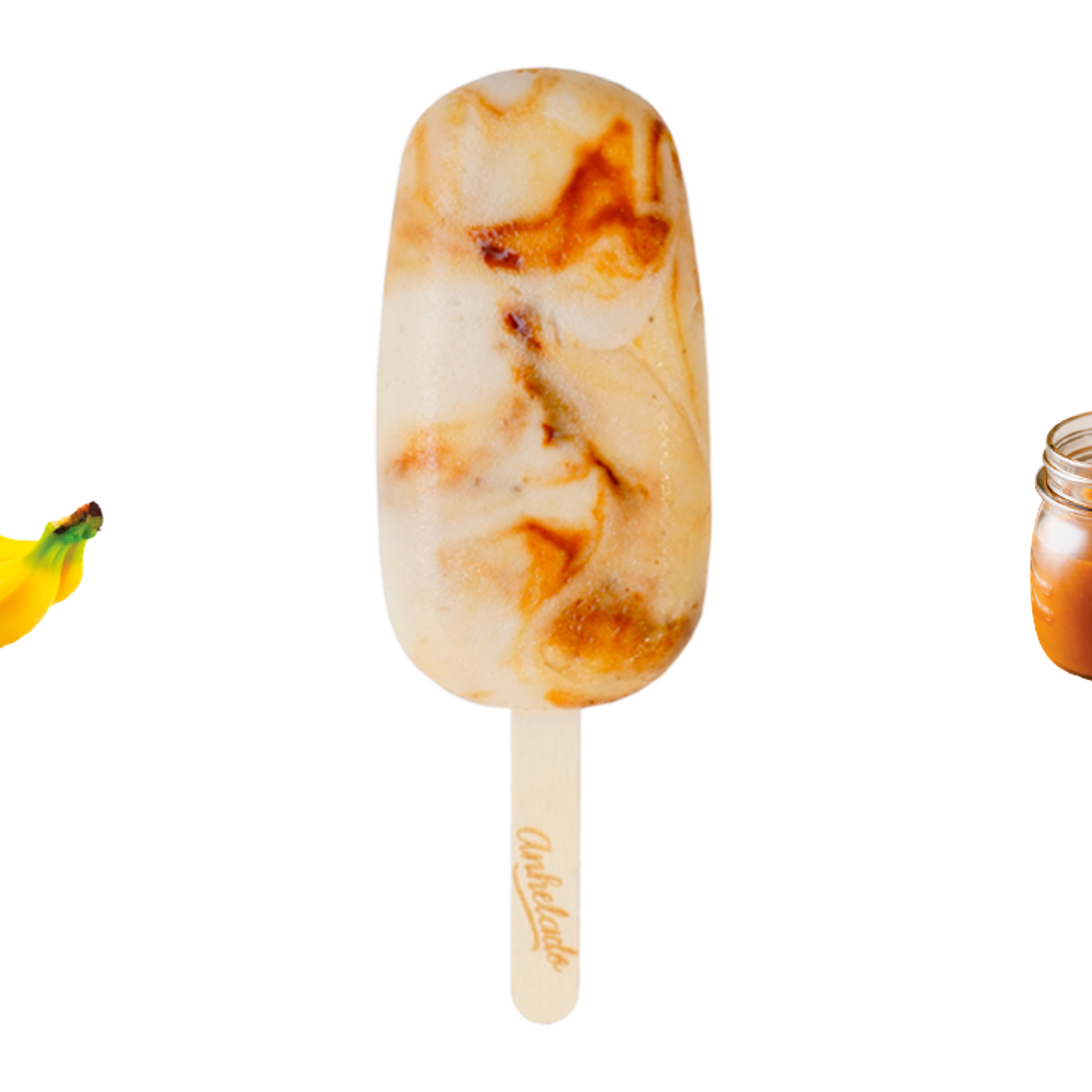 Paleta Platano Dulce de Leche Anhelado 