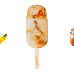 Paleta Platano Dulce de Leche Anhelado 