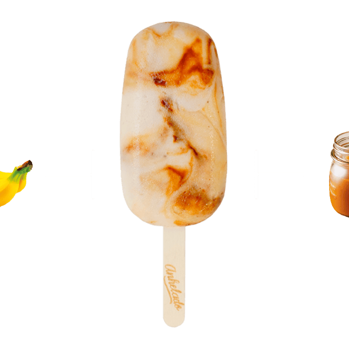 Paleta Platano Dulce de Leche Anhelado 