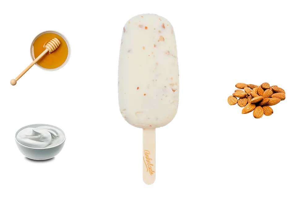 Paleta Yogur Miel y Almendras Anhelado 