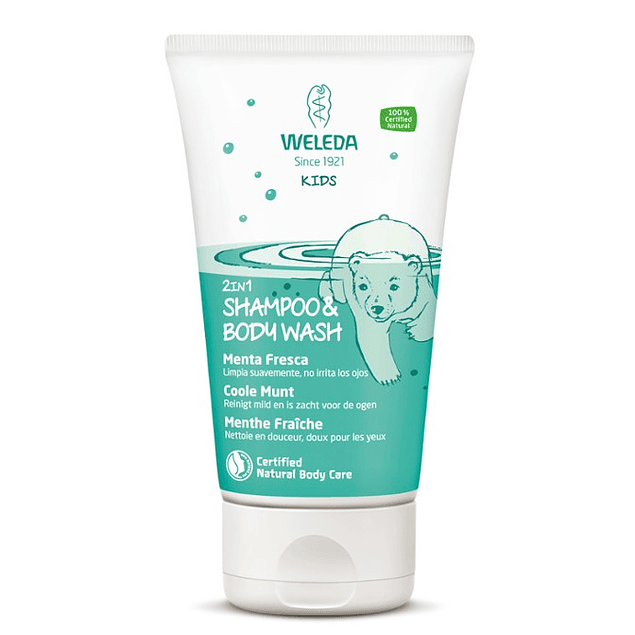 2 en 1 Niños Menta Fresca 150ml Weleda