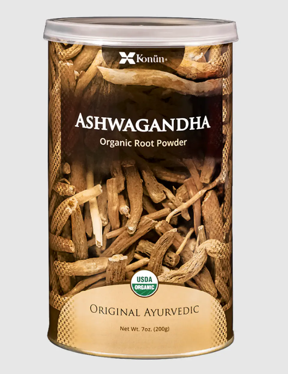 Ashwagandha 200gr Polvo Orgánico Sin gluten Konun 1