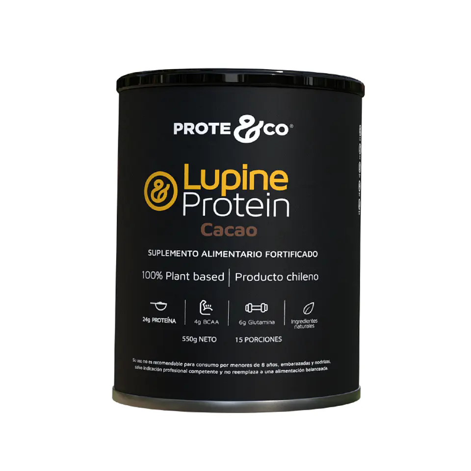 Proteína de Lupino sabor Cacao 550g Prote&Co 1