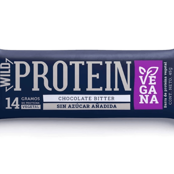 Barra de cereal  VEGANA CHOCOLATE BITTER WILD PROTEIN 1
