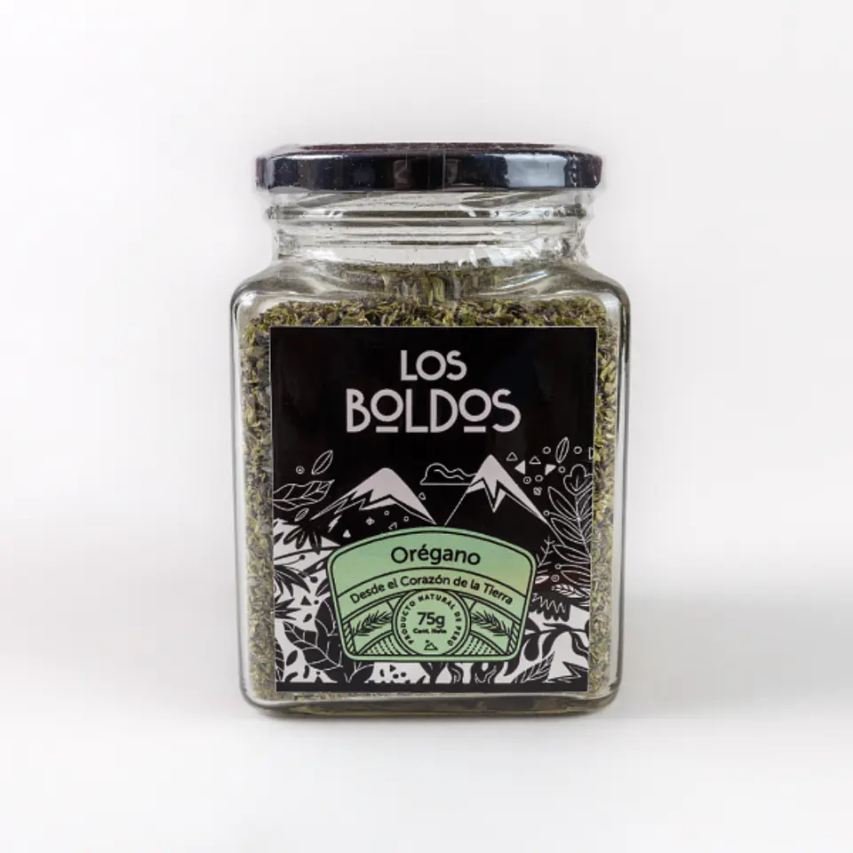 Frasco Orégano en polvo Los Boldos 75g  1