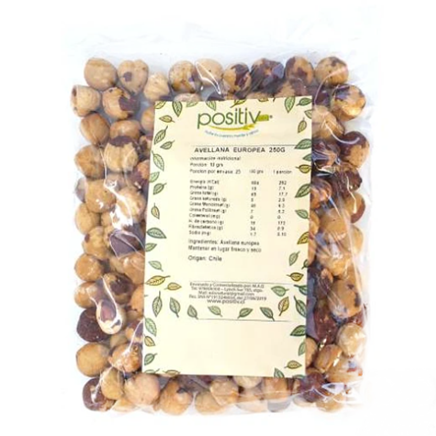 Avellana europea positiv 250g 1