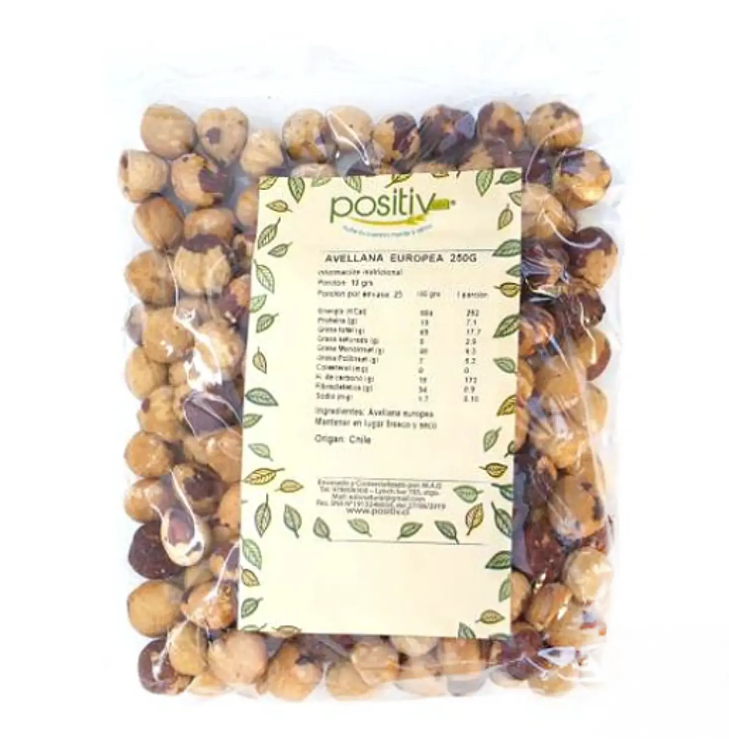 Avellana europea positiv 250g 1