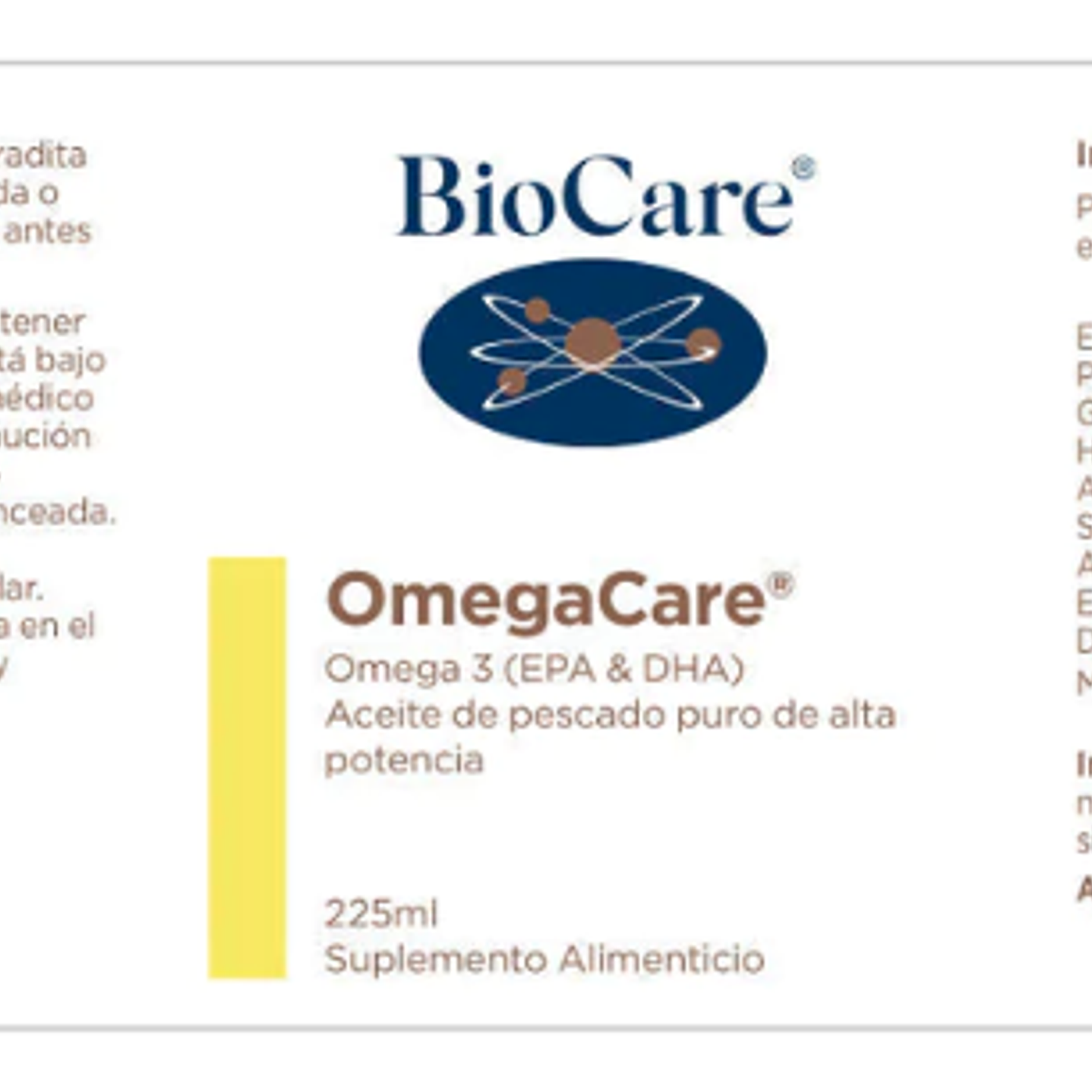 OmegaCare 225ml BioCare 2