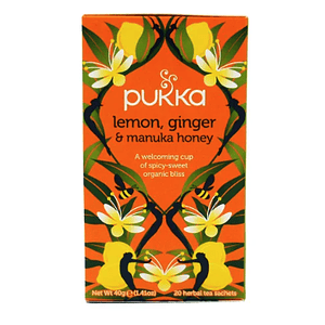 lemon ginger manuka honey 20 bolsas Pukka