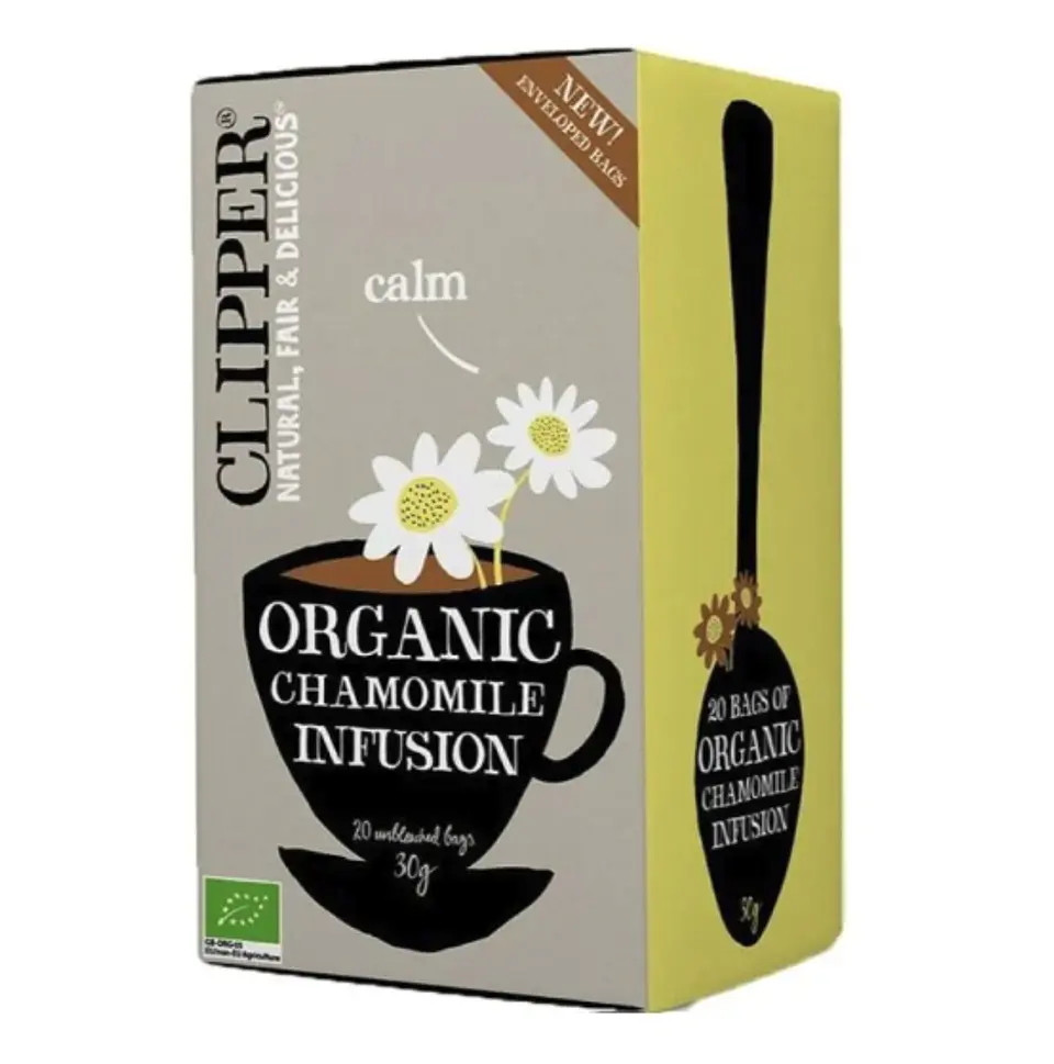 Infusion de manzanilla y hierbas organica 20 sobres Clipper 1