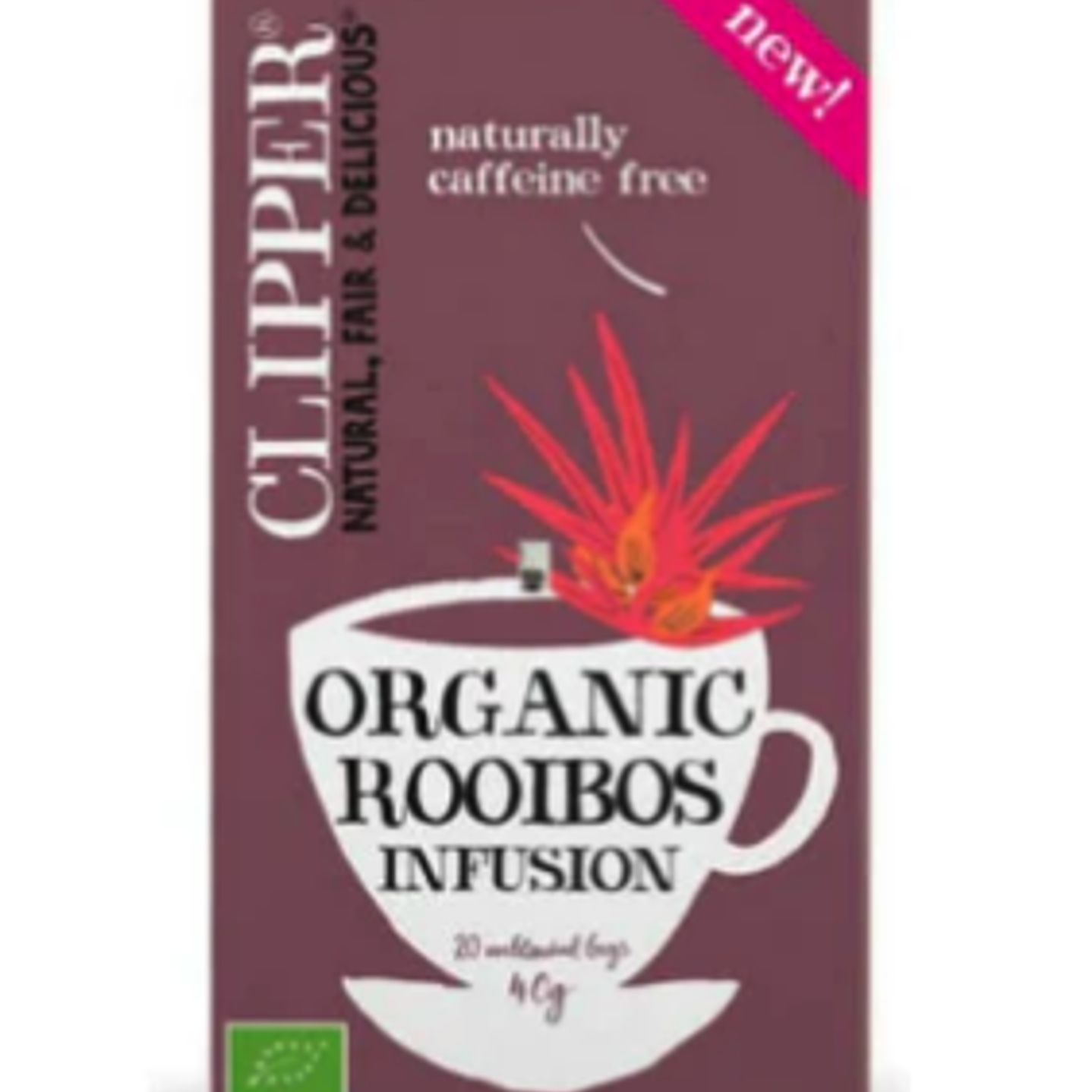 INFUSIÓN ROOIBOS 20 unidades Clipper 1