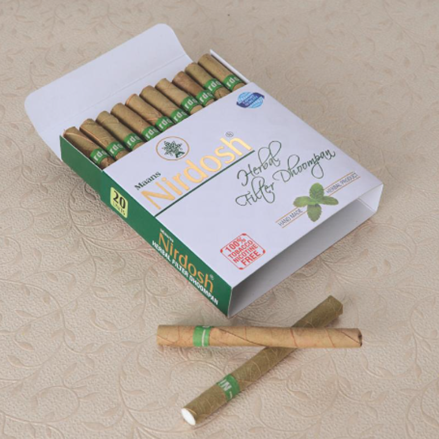 Nirdosh Cigarrillo Herbal - Cajetilla 20 unidades 2