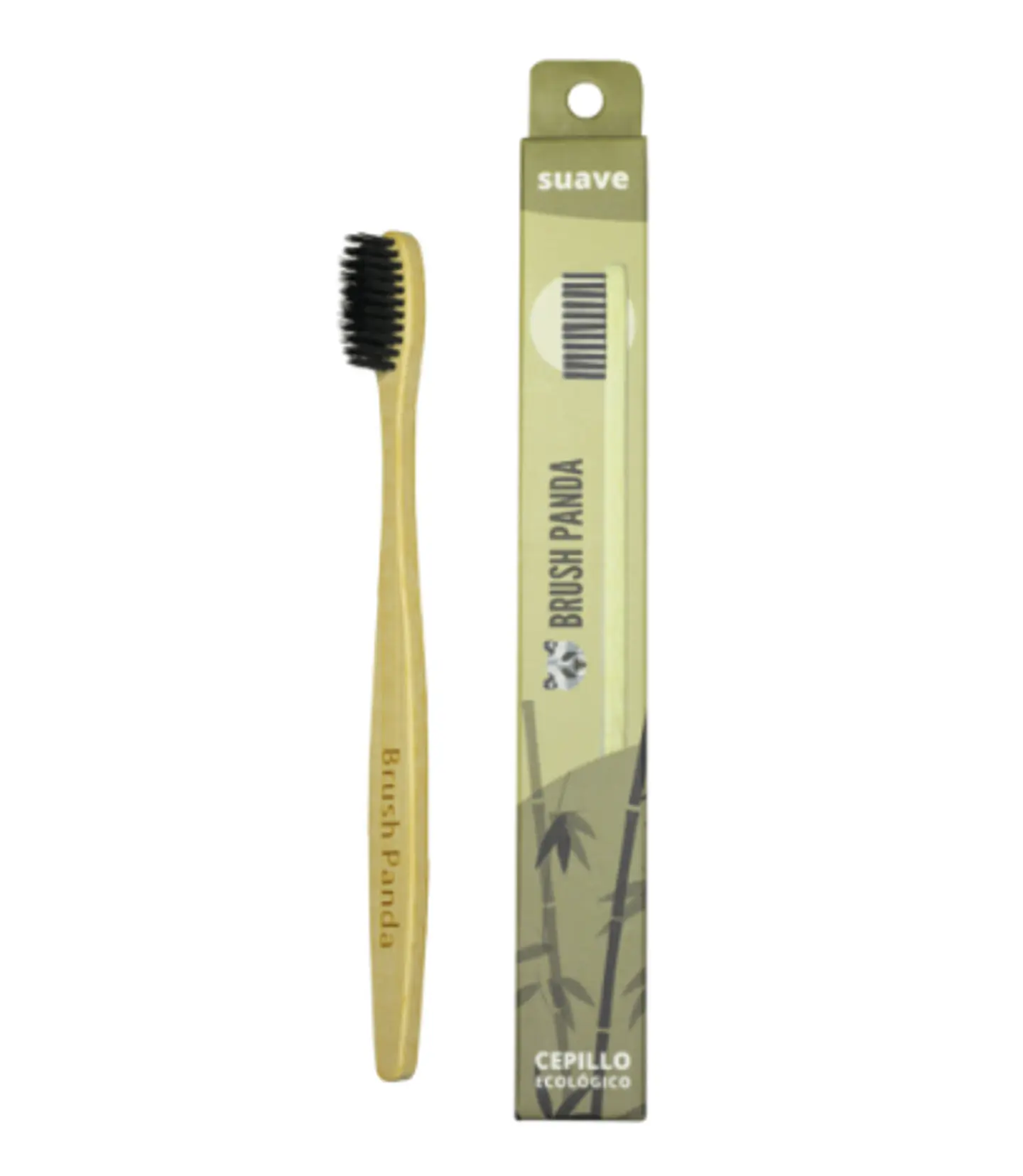 Cepillo Adulto Cerdas Suave Color Negro  BrushPanda 1