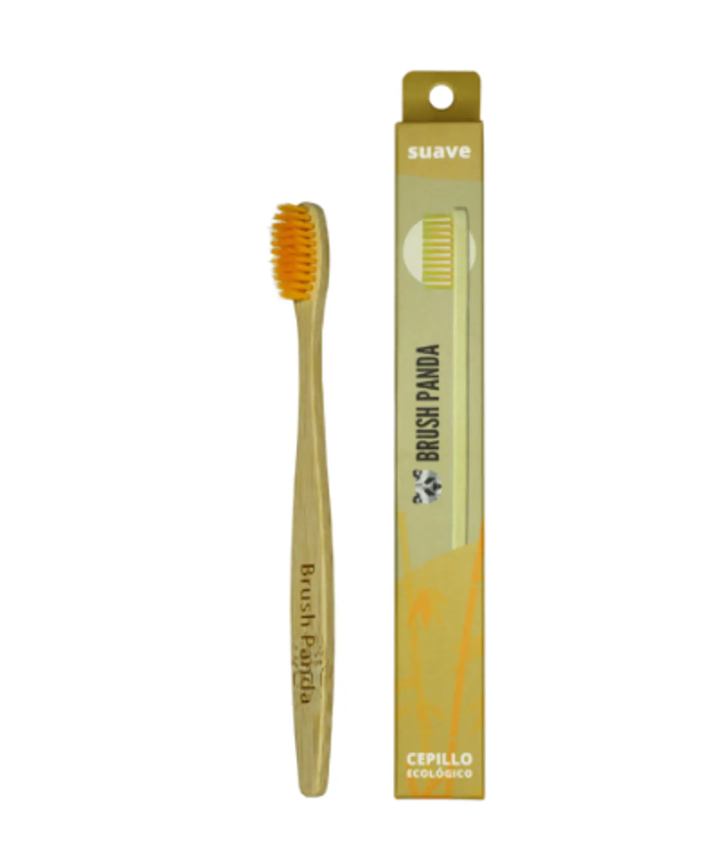 Cepillo Adulto Cerdas Suave Color Amarillo  BrushPanda 1