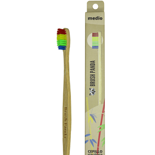 Cepillo Adulto Cerdas Suave Color Arcoiris  BrushPanda