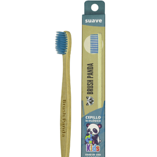 Cepillo Niño Cerdas Suave Color Celeste  BrushPanda