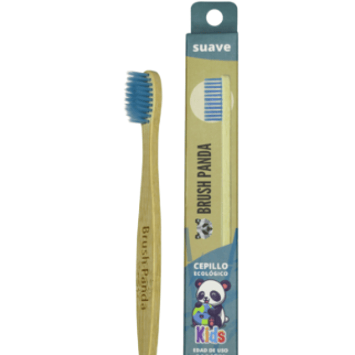 Cepillo Niño Cerdas Suave Color Celeste  BrushPanda 1