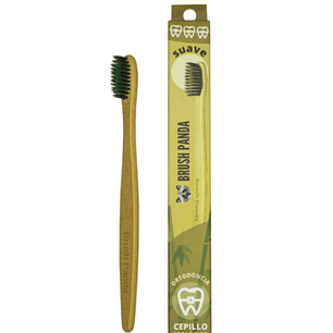 Cepillo Ortodoncia Adulto Cerdas Suaves Color Verde/Negro