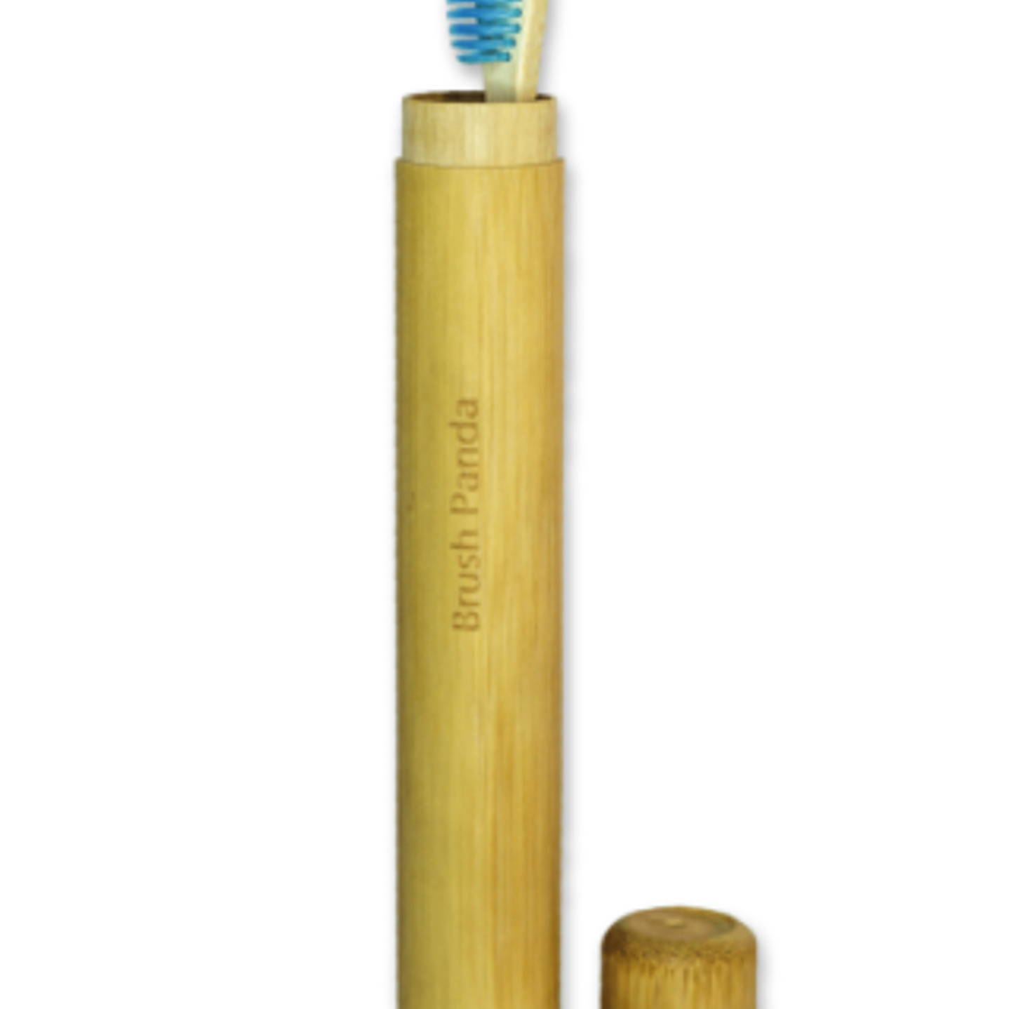 Tubo Porta Cepillos Bambu BrushPanda 1