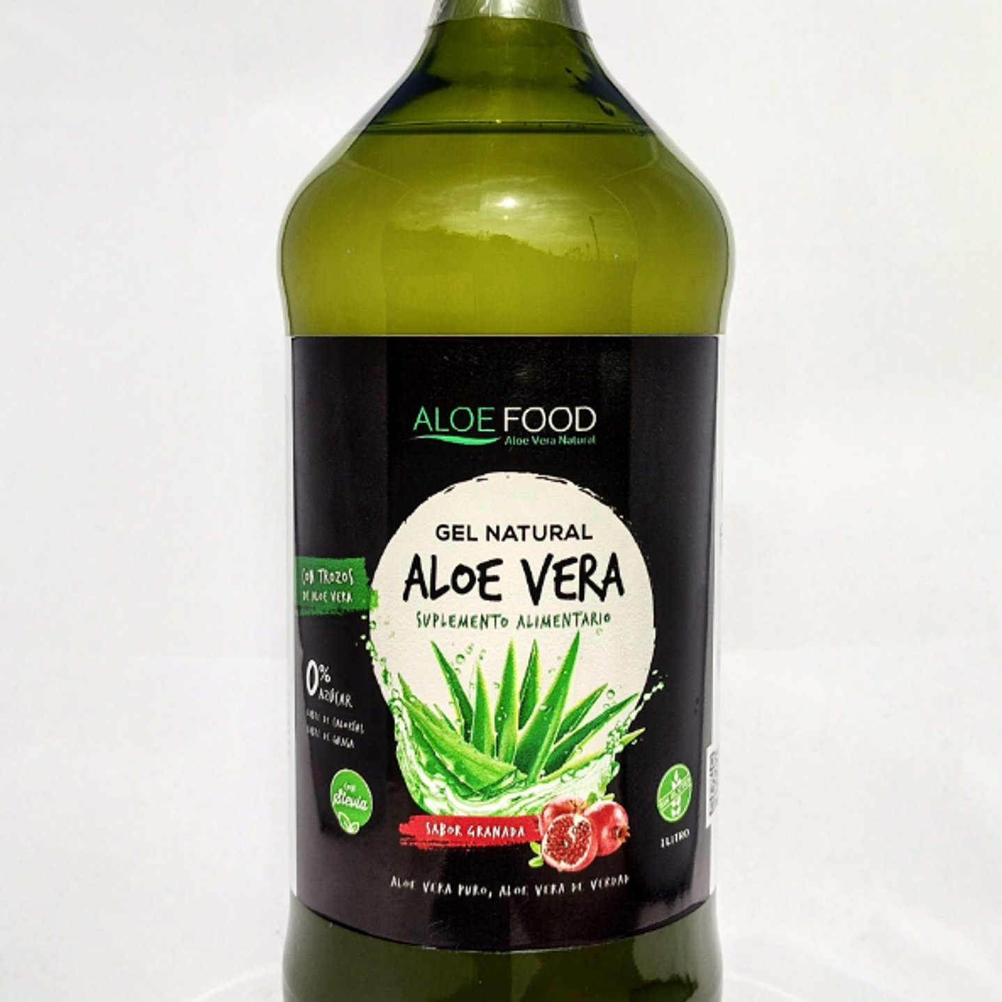Gel natural de Aloe vera sabor Granada 1 litro Dermaloe 1