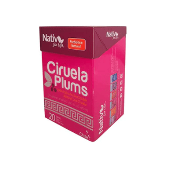 Nativ For Life - Ciruela Plums Sachet 20u  1