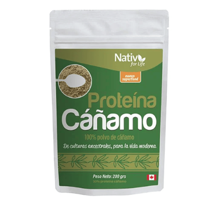 Nativ For Life - Proteina de cañamo doypack 200gr 1