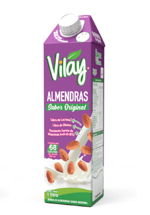 Leche de Almendra Original 1lt Vilay
