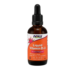 Vitamina d3 liquida 60ml - Now 